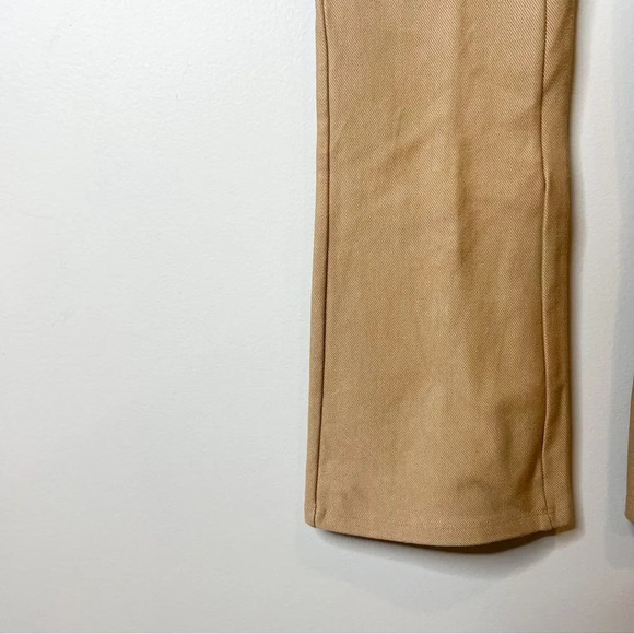 Zara Tan Flared Trouser Leggings Bloggers Favorite - Picture 5 of 9